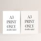 A3 Foam Board Sign Printing – 297x420mm (Double Sided)