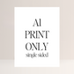 A1 Foam Board Sign Printing – 591x841mm (Single Sided)