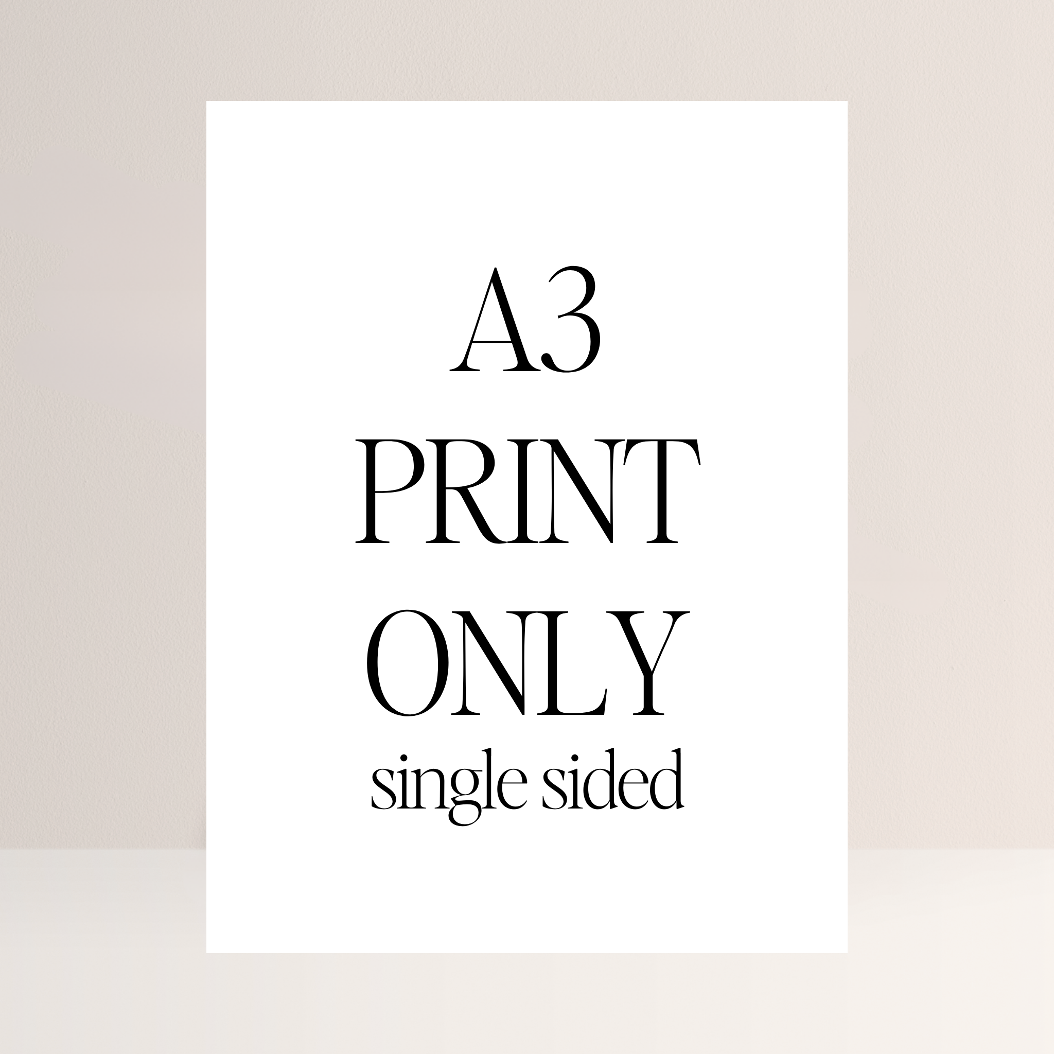 A3 Foam Board Sign Printing – 297x420mm (Single Sided) – Luna Sign Studio