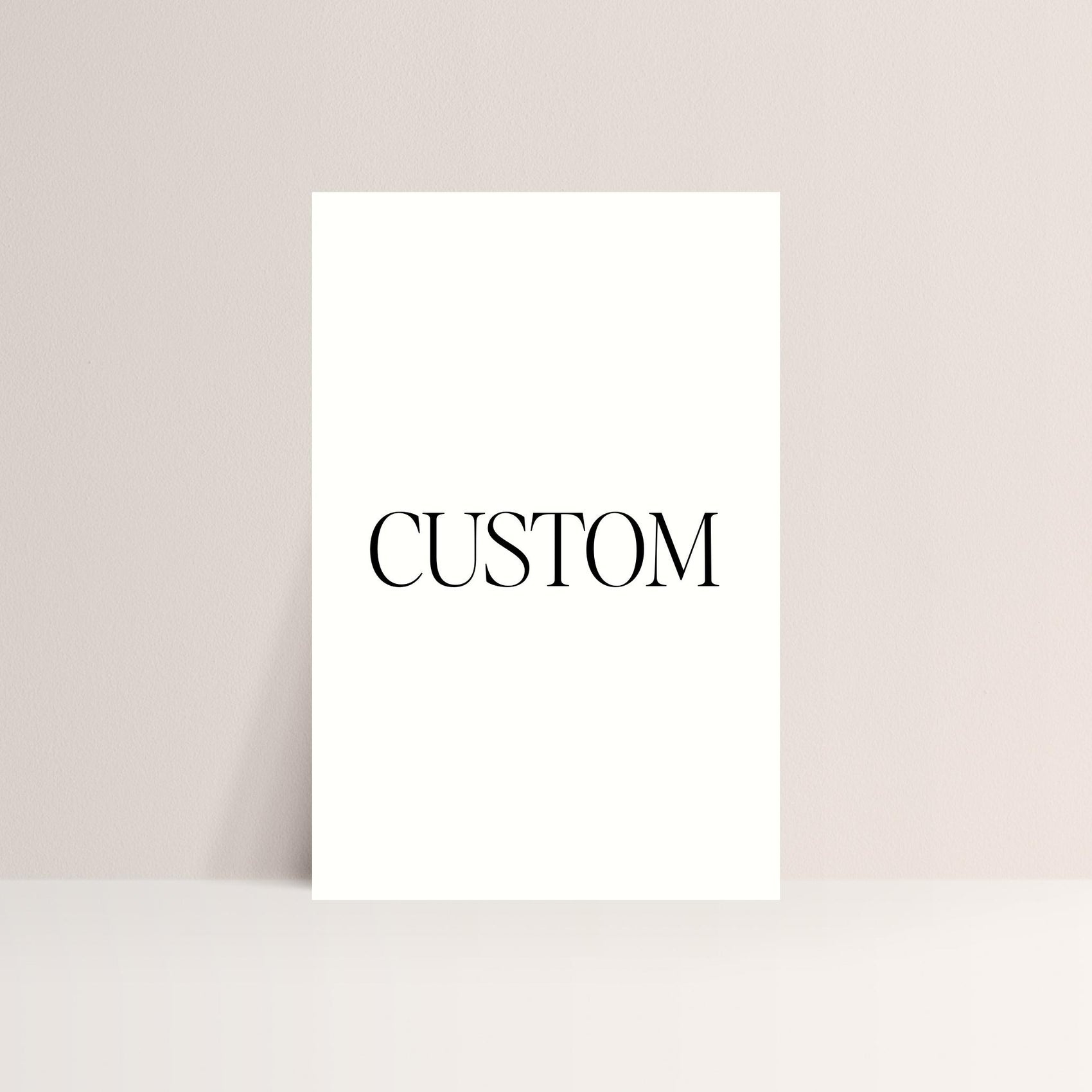 Custom Seating Chart