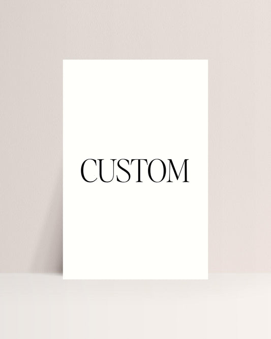 Custom Seating Chart