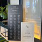 Extra Large Custom Seating Chart